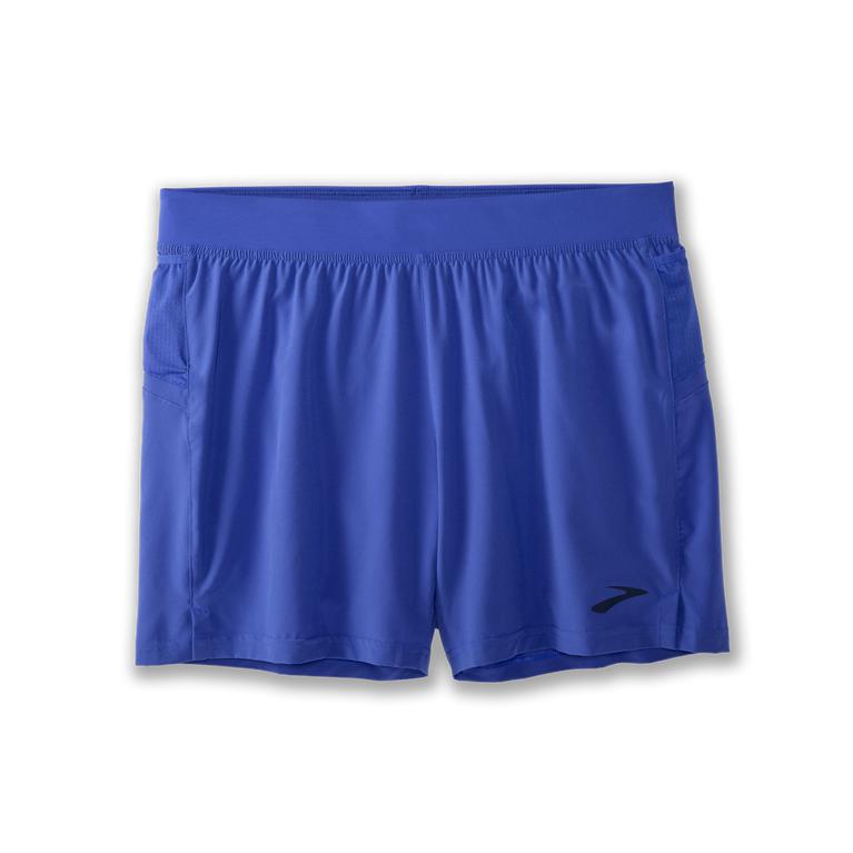 Brooks Men's SHERPA 5 2-IN-1 Running Shorts - Amparo Blue - Canada (KZPCW-6945)